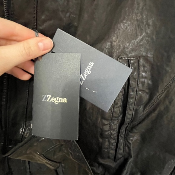 Z Zegna New Men’s Leather Jacket - Picture 9 of 9